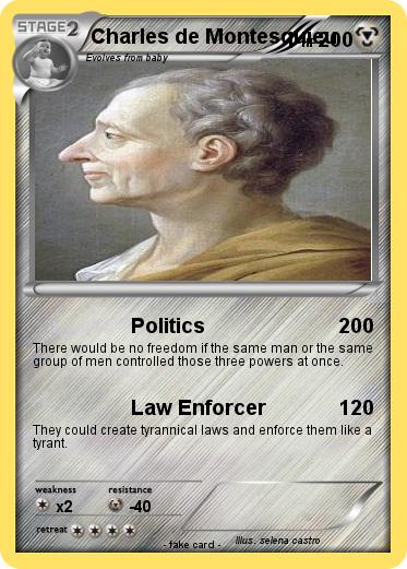 Pokemon Charles de Montesquieu