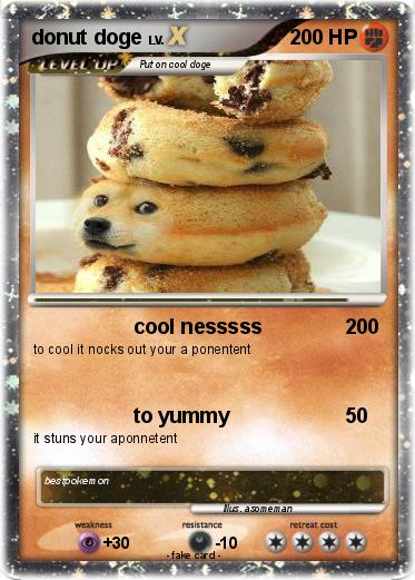 Pokemon donut doge