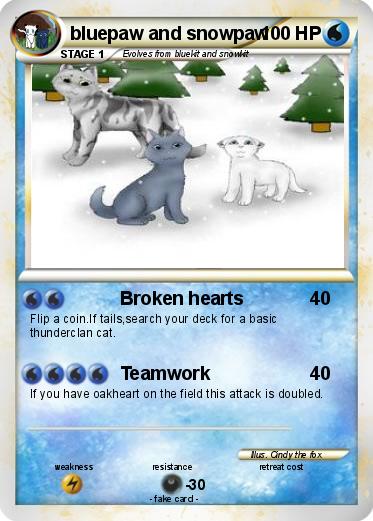 Pokemon bluepaw and snowpaw