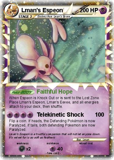 Pokemon Lman's Espeon