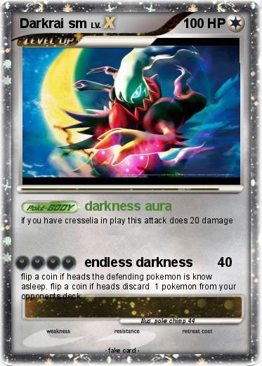 Pokemon Darkrai sm