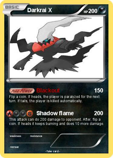 Pokemon Darkrai X