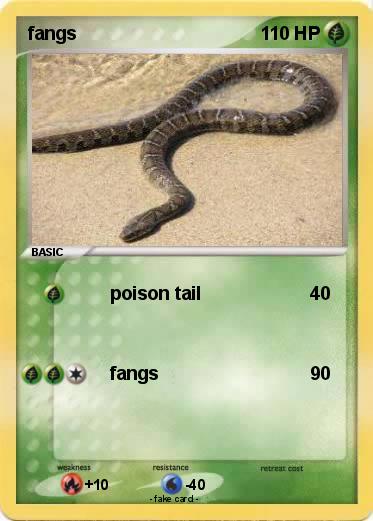 Pokemon fangs