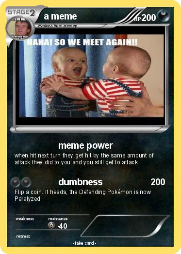 Pokemon a meme
