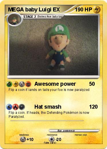 Pokemon MEGA baby Luigi EX