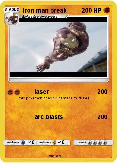 Pokemon Iron man break