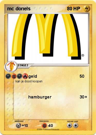 Pokemon mc donels