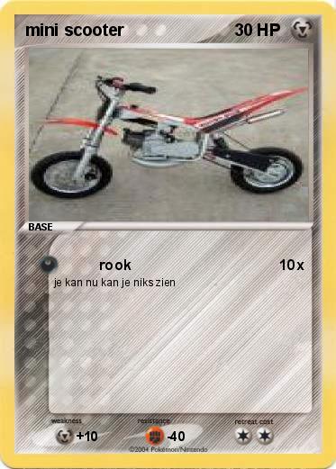 Pokemon mini scooter
