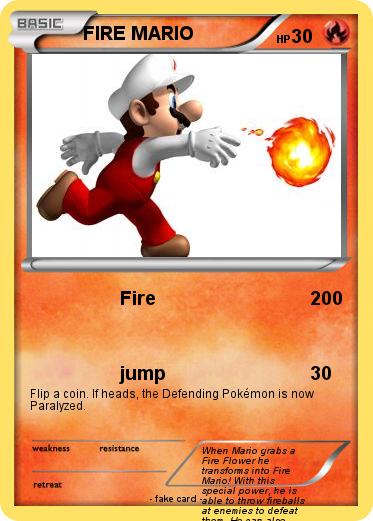 Pokemon FIRE MARIO