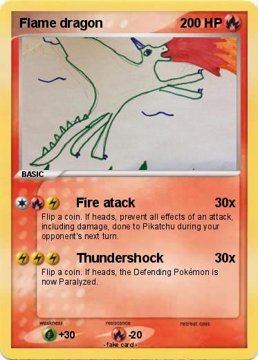 Pokemon Flame dragon