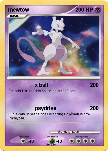 Pokemon mewtow