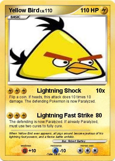 Pokemon Yellow Bird