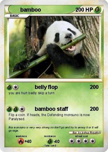 Pokemon bamboo