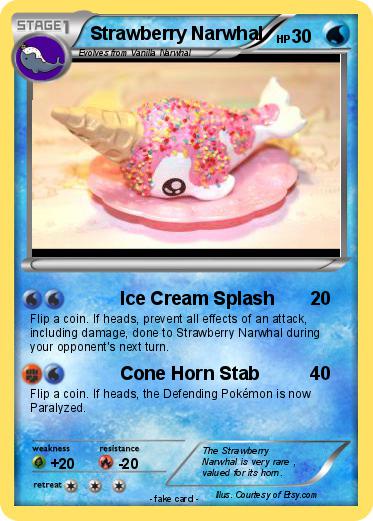 Pokemon Strawberry Narwhal