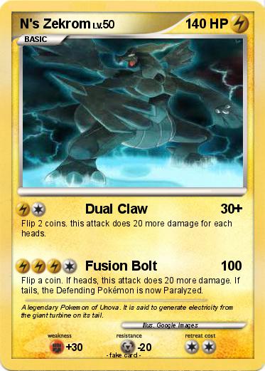 Pokemon N's Zekrom
