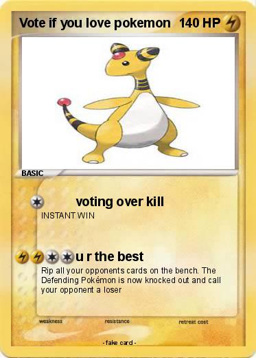 Pokemon Vote if you love pokemon