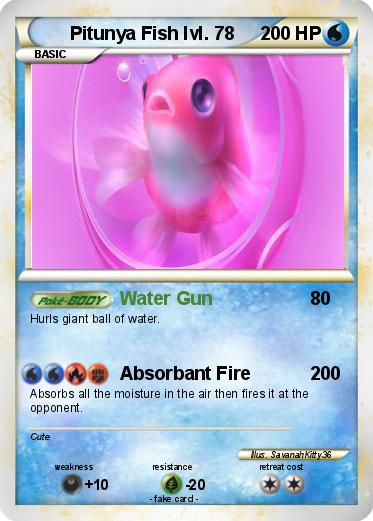 Pokemon Pitunya Fish lvl. 78