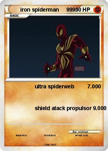 Pokemon iron spiderman     999.