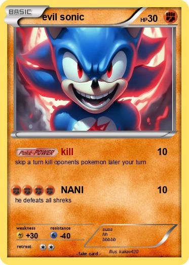 Pokemon evil sonic