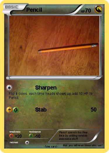 Pokemon Pencil