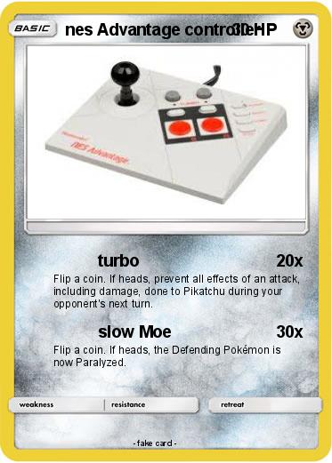 Pokemon nes Advantage controller