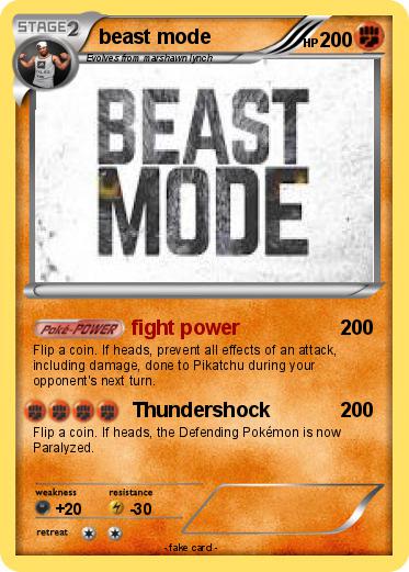 Pokemon beast mode