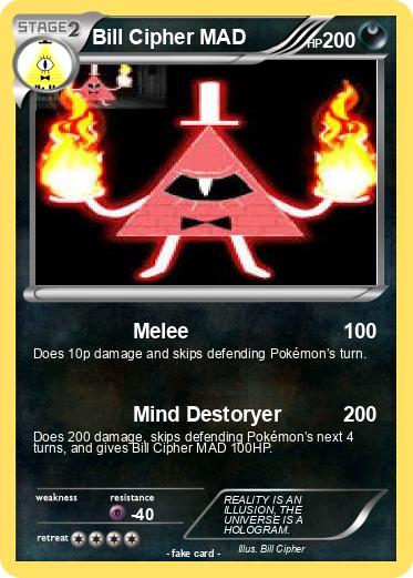 Pokemon Bill Cipher MAD