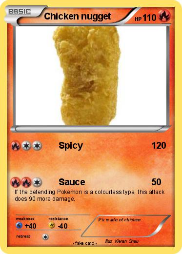 Pokemon Chicken nugget