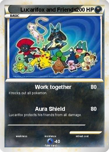 Pokemon Lucarifox and Friends