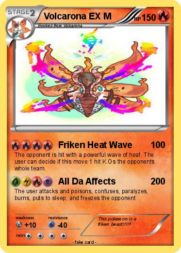 Pokemon Volcarona EX M