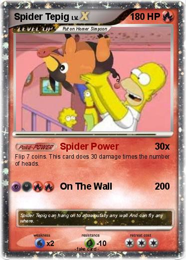 Pokemon Spider Tepig