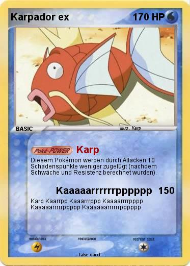 Pokemon Karpador ex