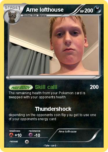 Pokemon Arne lofthouse