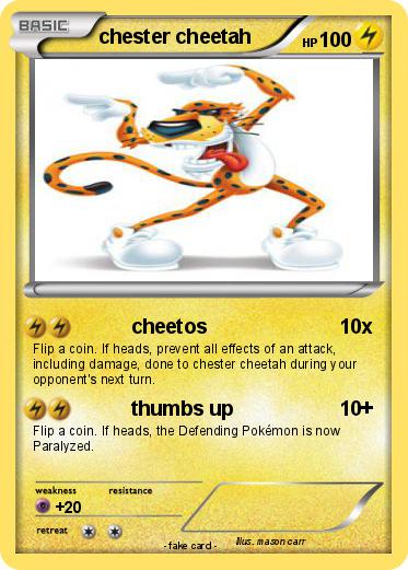 Pokemon chester cheetah