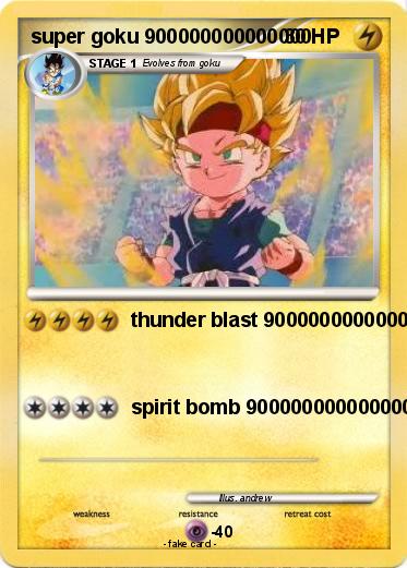 Pokemon super goku 900000000000000