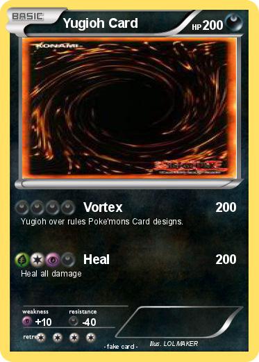 Pokemon Yugioh Card