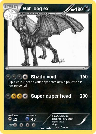 Pokemon Bat  dog ex