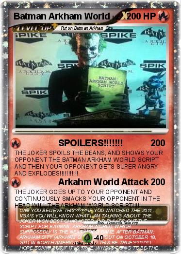 Pokemon Batman Arkham World