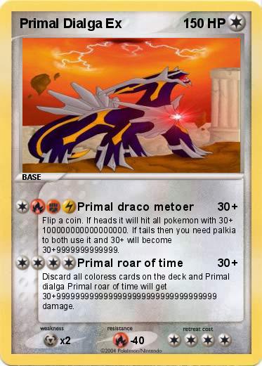 Pokemon Primal Dialga Ex