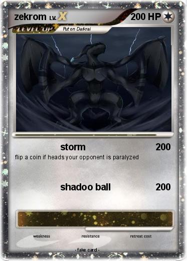 Pokemon zekrom