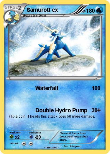 Pokemon Samurott ex Pokemon Samurott ex