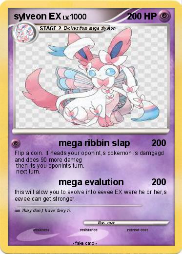 Pokemon sylveon EX