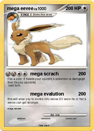 Pokemon mega eevee