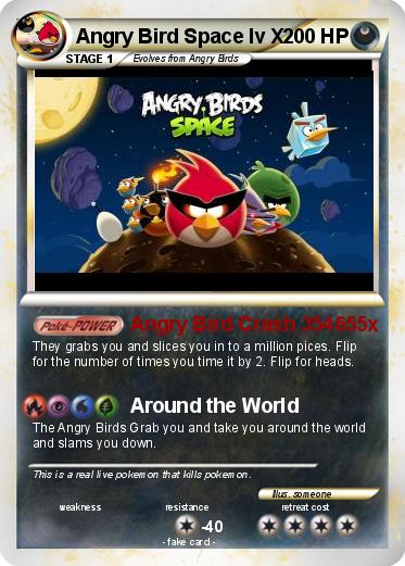 Pokemon Angry Bird Space lv X