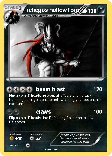 Pokemon ichegos hollow form