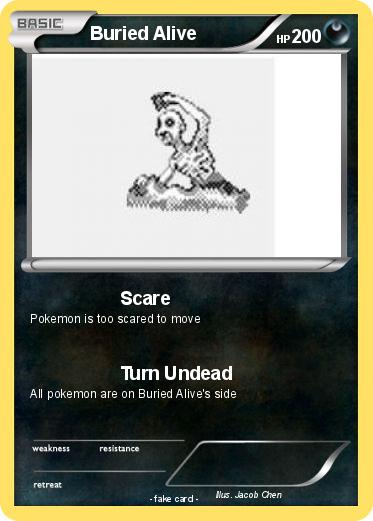 Pokemon Buried Alive