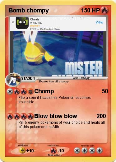 Pokemon Bomb chompy