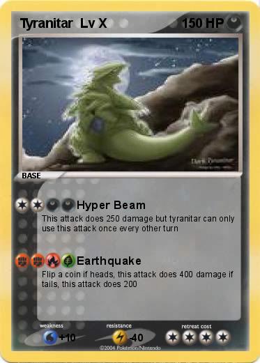 Pokemon Tyranitar  Lv X