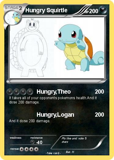 Pokemon Hungry Squirtle
