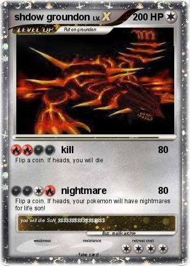 Pokemon shdow groundon